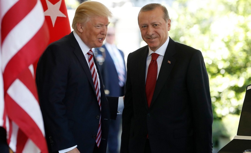 Trump îl primeşte pe Erdogan la Casa Albă