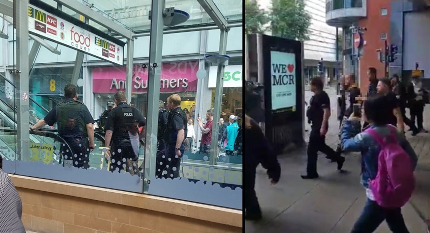 UPDATE- Mallul Arndale din Manchester evacuat; martori spun că au auzit o "bubuitură puternică". VIDEO