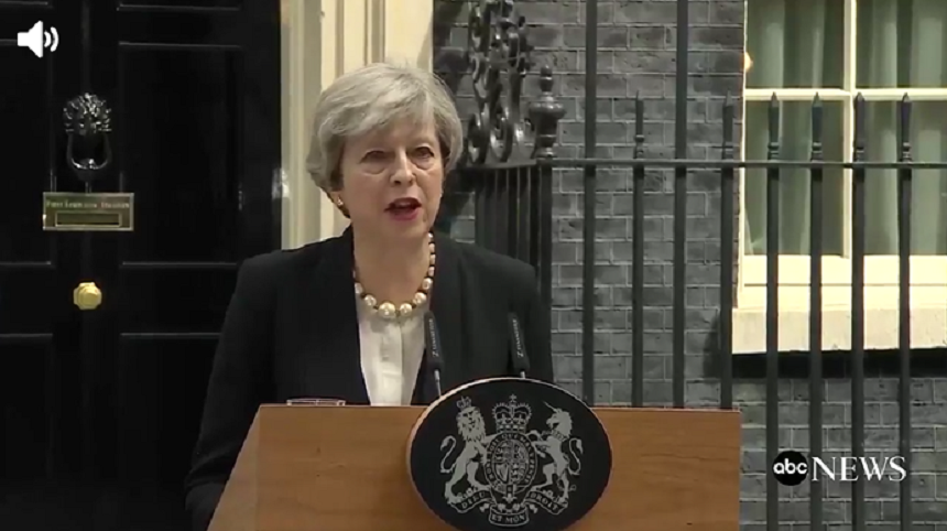 Marea Britanie ridică gradul ameninţării de securitate la nivel critic, anunţă Theresa May