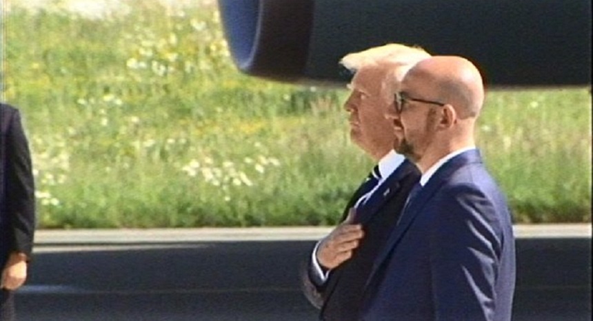 Trump îi promite premierului belgian Charles Michel că vor coopera în diverse probleme, iar ”numărul unu este terorismul”