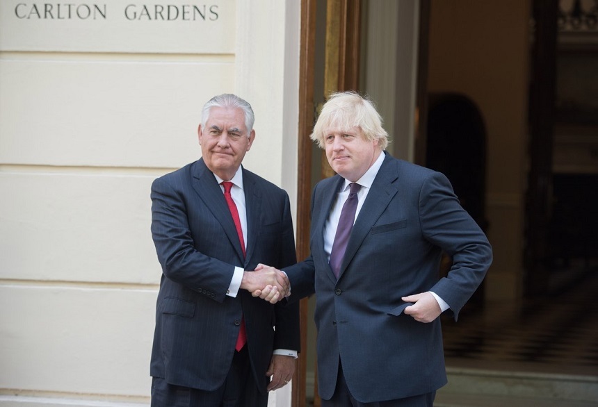 Tillerson pledează la Londra pentru "eliminarea" tuturor extremiştilor din lume