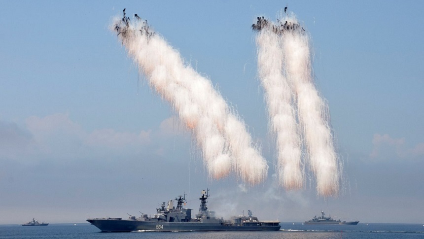 Rusia a lansat cel puţin patru rachete de tip Kalibr de la Marea Mediterană împotriva unor ţinte ale Statului Islamic lângă Palmira