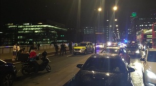 UPDATE: Incidente în Londra la London Bridge şi Borough Market. May: Incidentele sunt tratate ca potenţiale acte teroriste. Bilanţ oficial: şapte morţi, trei suspecţi au fost împuşcaţi mortal. Serviciul de ambulanţă anunţă că sunt 48 de răniţi. VIDEO