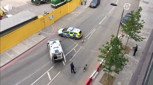 Poliţia a efectuat o ”explozie cotrolată” la Londra, în apropiere de locul unde SUA construiesc o nouă ambasadă