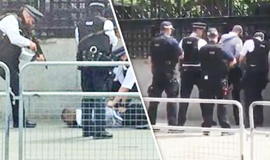 Comandamentul antiterorism anchetează bărbatul înarmat cu un cuţit arestat la Parlamentul de la Londra