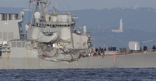 Cei şapte marinari americani dispăruţi după accidentul din largul Japoniei au fost găsiţi morţi