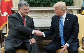 Trump şi-a exprimat susţinerea faţă de Ucraina, anunţă Poroşenko după o întâlnire cu liderul american în Biroul Oval