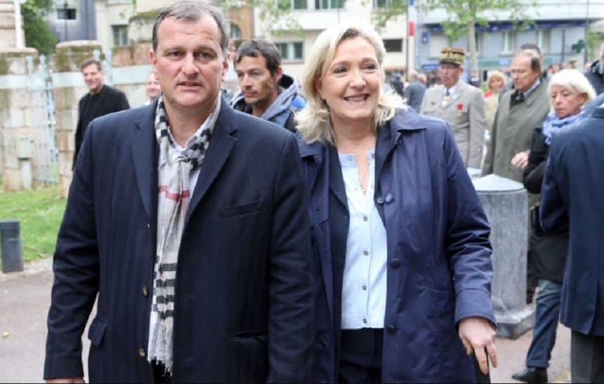 Partenerul de viaţă al lui Marine Le Pen a refuzat să meargă la o audiere la Poliţie privind angajările fictive la PE