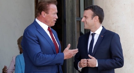 Schwarzenegger cere la Elysée ca problema modificărilor climatice să nu fie politizată
