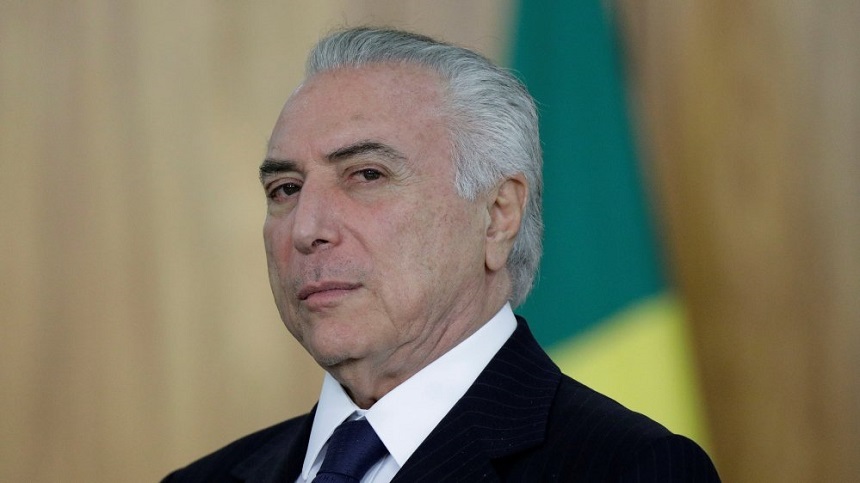 Preşedintele brazilian Michel Temer, acuzat oficial de corupţie