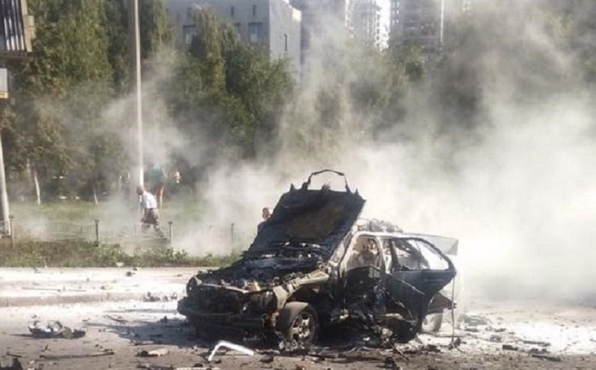 Un colonel din cadrul serviciilor ucrainene militare de informaţii, asasinat în explozia unei maşini în centrul Kievului