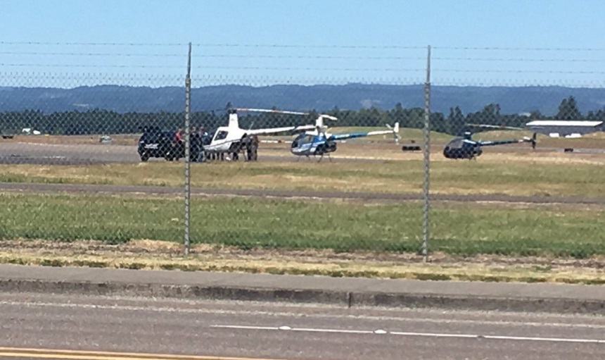 Un suspect înarmat, ucis la un aeroport din Oregon după ce a încercat să fure un elicopter