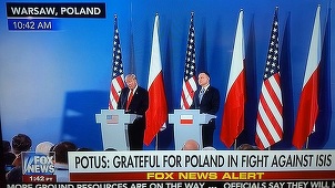 Trump anunţă la Varşovia că se gândeşte la o reacţie ”dură” în urma testului nord-coreean de ICBM
