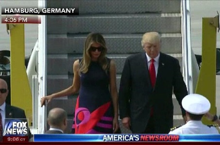 Trump a ajuns la Hamburg, unde va lua parte la summitul G20 şi unde va avea prima întâlnire cu Putin