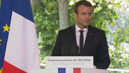 ”Nu vom ceda nimic antisionismului”, o formă reinventată a antisemitismului, promite Macron la Vel d'Hiv în prezenţa lui Netanyahu