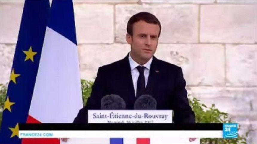 Asasinii preotului Hamel au ”eşuat” să ”exacerbeze frica”, spune Macron la un an de la atentat