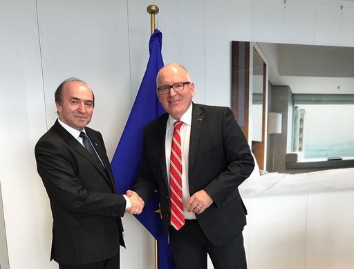 Timmermans i-a mulţumit ministrului Justiţiei pentru informaţiile privind implementarea recomandărilor Comisiei Europene