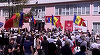 Sute de persoane au mărşăluit la Chişinău împotriva noii legi electorale