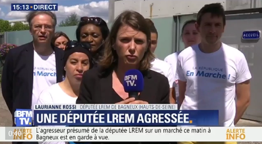 Agresorul deputatei LREM Laurianne Rossi, condamnat la o lună de închisoare
