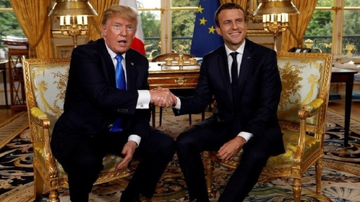 Trump şi Macron au discutat la telefon aproape o oră despre situaţia internaţională