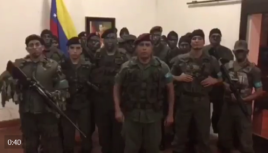 Atac ”terorist” împotriva unei baze militare în Venezuela, anunţă un apropiat al puterii