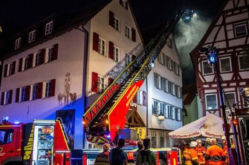 Doi morţi într-un incendiu la un adăpost pentru solicitanţi de azil şi oameni ai străzii din Germania