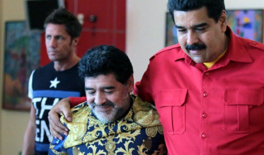 Maradona se propune ”soldat” al lui Maduro, într-un mesaj de susţinere faţă de liderul venezuelean