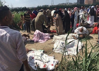 Egipt: Bilanţul a urcat la 49 de morţi în urma ciocnirii frontale a două trenuri de pasageri în Alexandria