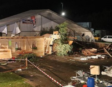 O româncă şi-a pierdut viaţa în Austria, unde un cort a fost distrus de o furtună