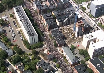 Manifestaţia extremei-dreapta de la Boston s-a încheiat fără incidente majore. FOTO