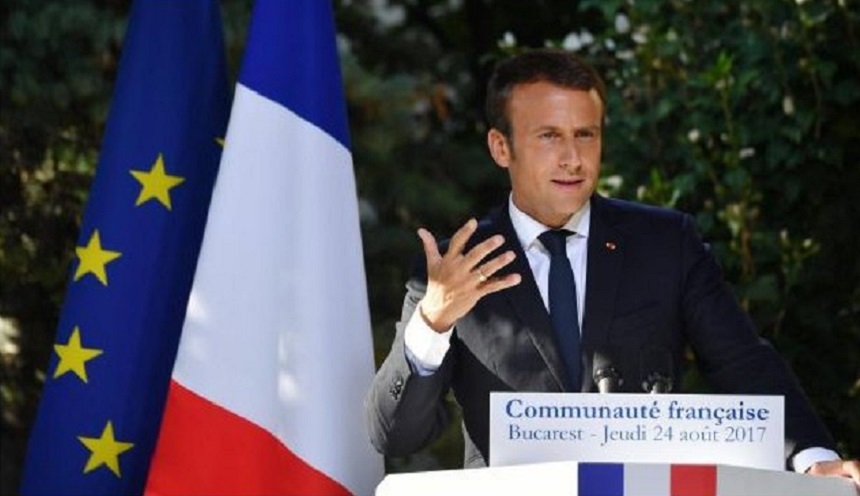 Macron îşi apără cu pasiune, în România, acţiunea la conducerea unei ţări ”nereformabile”
