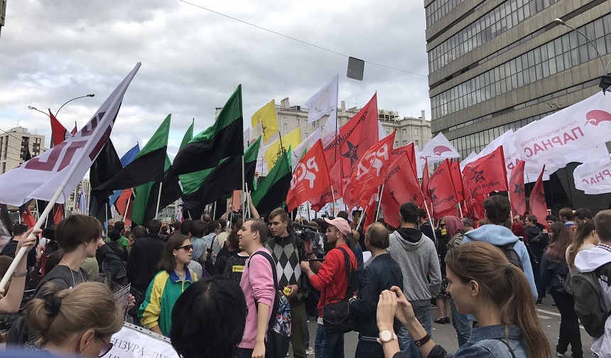 Arestări la un miting la Moscova împotriva restricţiilor impuse pe Internet