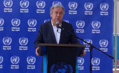 Guterres îndeamnă în prima sa vizită în Fâşia Gaza ca secretar general al ONU la ridicarea blocadelor israeliană şi egipteană, în faţa unei crize umanitare dramatice