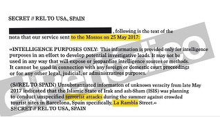 Serviciile de informaţii americane au alertat Spania în mai cu privire la riscul unui atentat pe bulevardul Las Ramblas