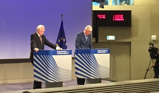 Barnier deplânge o lipsă de progrese decisive în principalele teme în a treia rundă de negocieri în vederea Brexitului