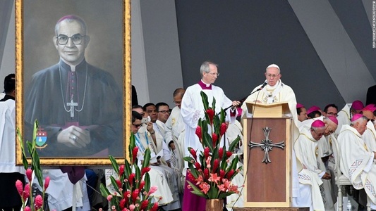 Papa Francisc a lansat un apel la pace şi iertare, în Columbia. VIDEO