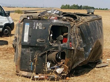 O româncă de 25 de ani, însărcinată, a murit, iar alţi şapte români au fost răniţi într-un accident în Spania