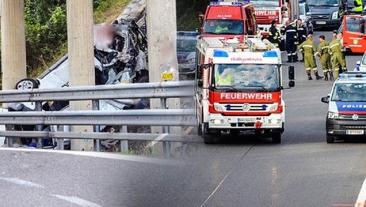 UPDATE - Cinci români, inclusiv copii, au murit, iar trei sunt răniţi, în urma unui accident produs în Austria. MAE: Doi dintre răniţi sunt în stare gravă