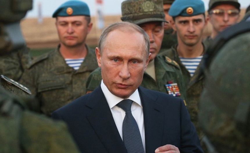 Putin asistă într-un poligon, în apropiere de frontiera cu Estonia, la exerciţiile militare Zapad 2017 care îngrijorează ţările din regiune