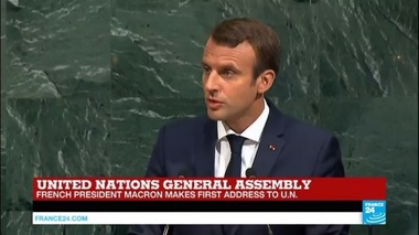 Acordul de la Paris nu va fi renegociat, iar uşa rămâne mereu deschisă SUA să revină în el, spune Macron la ONU