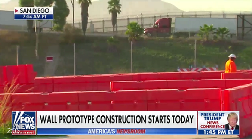 Guvernul american începe construcţia celor opt prototipuri ale zidului lui Trump de la frontiera dintre SUA şi Mexic
