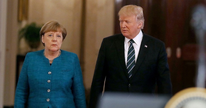 Trump o felicită pentru victoria în alegeri pe Merkel cu care a discutat la telefon despre Iran şi Coreea de Nord