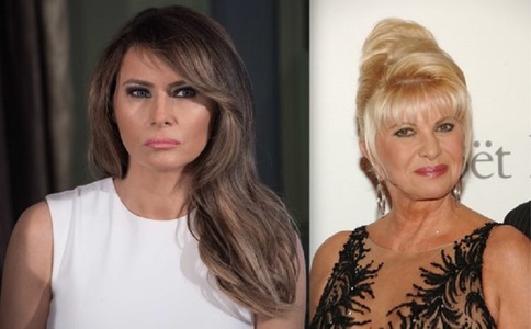 Melania nu apreciază că prima soţie a lui Donald Trump, Ivana, s-a prezentat într-o glumă deplasată drept ”Prima Doamnă”