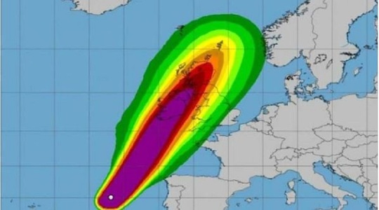 Furtuna Ophelia a ucis o femeie şi doi bărbaţi în Irlanda
