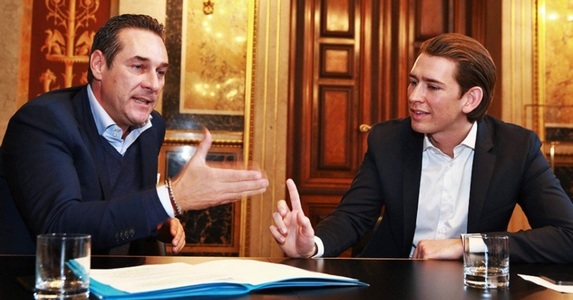 Liderul conservator austriac Sebastian Kurz invită FPÖ la negocieri exclusive în vederea formării unei coaliţii de guvernământ şi deschide calea revenirii extremei drepte la putere la 17 ani după scandalul european din 2000 