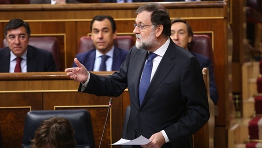 Preluarea controlului Cataloniei, ”singurul răspuns posibil”, subliniază Rajoy în Parlament