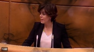A venit vremea ca ”legea să fie respectată” în Catalonia, subliniază vicepreşedinta Guvernului spaniol Soraya Saenz de Santamaria în Senat
