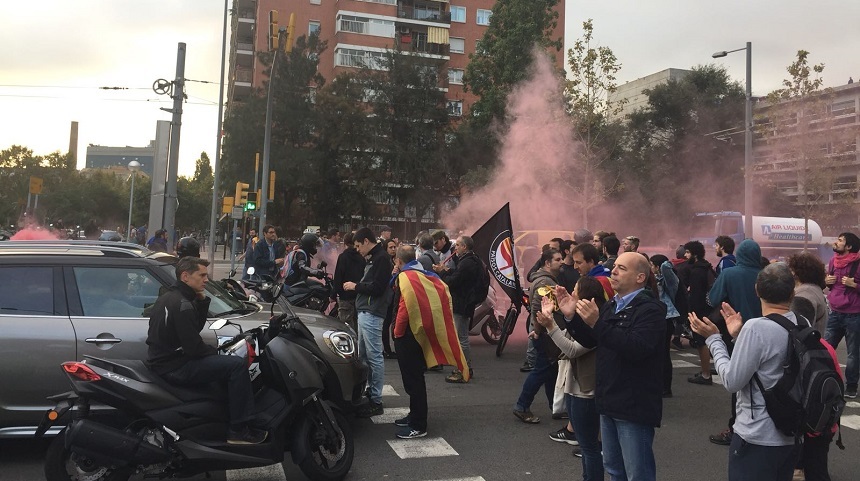 Proteste în Catalonia faţă de încarcerarea liderilor separatişti