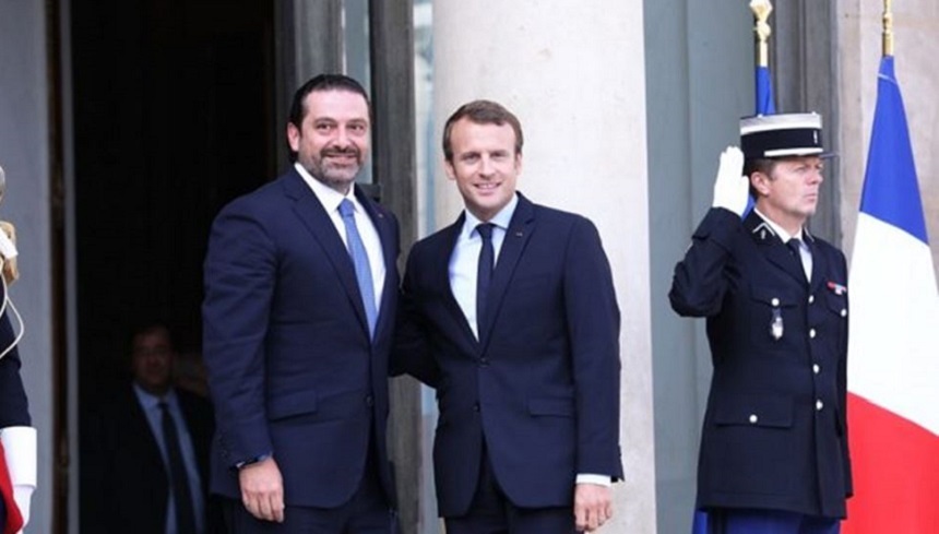 Macron îl invită pe Saad Hariri să vină cu familia în Franţa