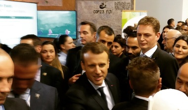 Macron spune, la Bonn, că l-a invitat pe Hariri în Franţa ”câteva zile” şi că nu este vorba ”deloc” despre un exil